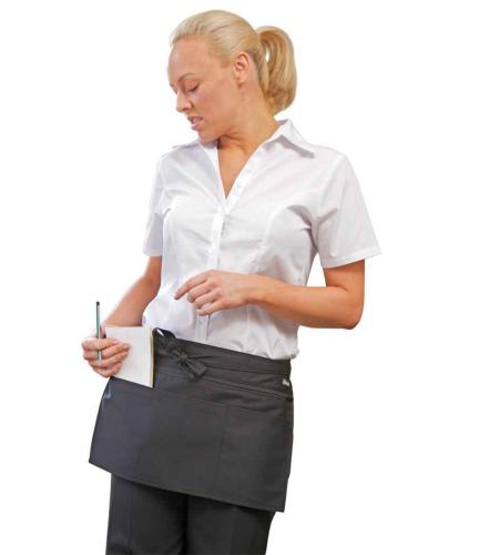 Dennys Zip Pocket Apron - BLK - ONE